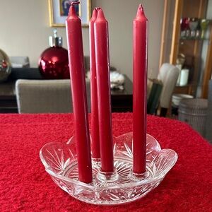 Princes House Highlights Crystal Candle Bowl